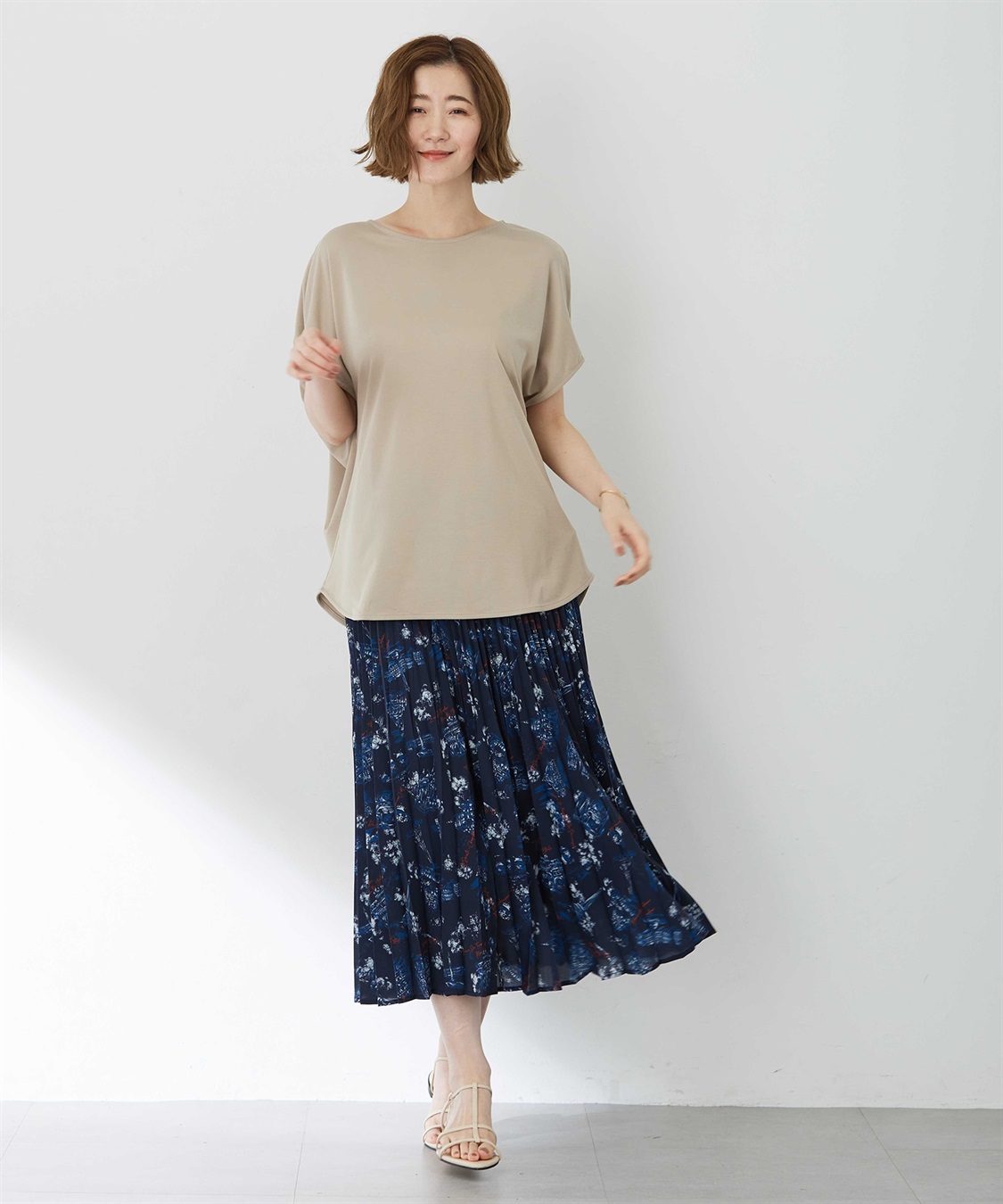 Petit Honfleur アパッシュプリントスカート_sub_9