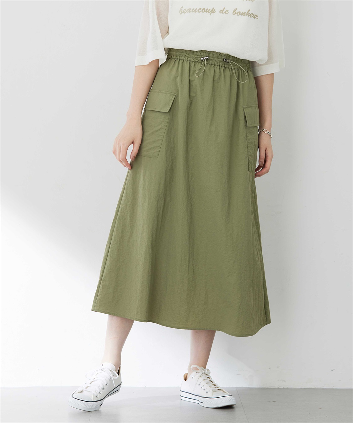 Petit Honfleur ポケットロングスカート_sub_1