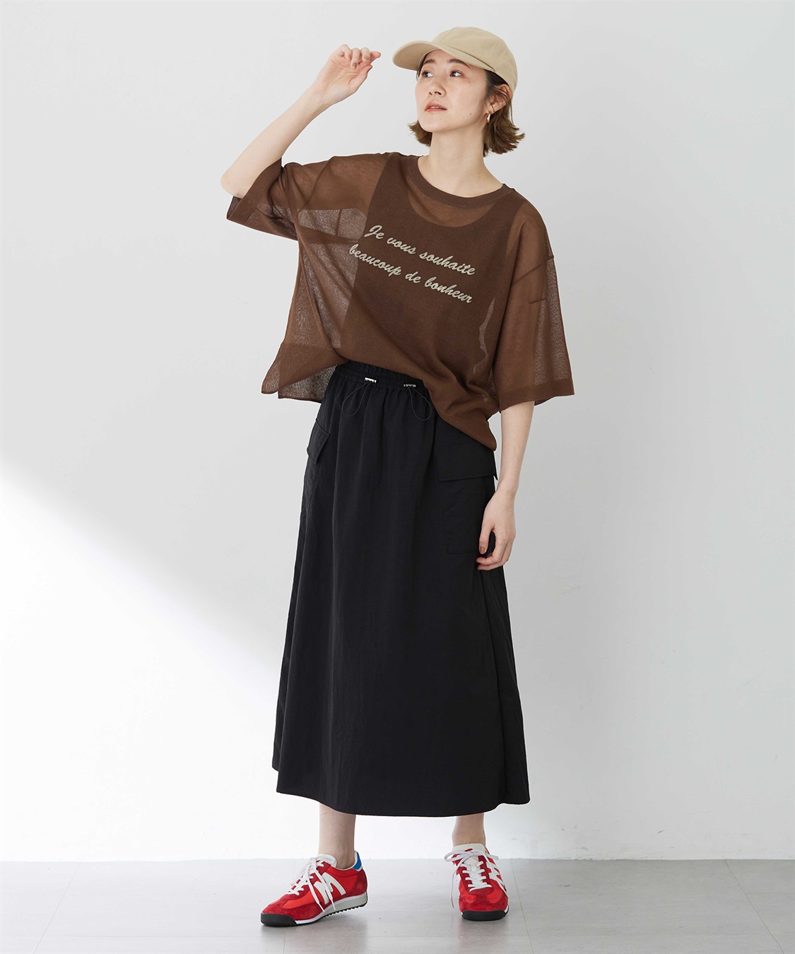 Petit Honfleur ポケットロングスカート_sub_9