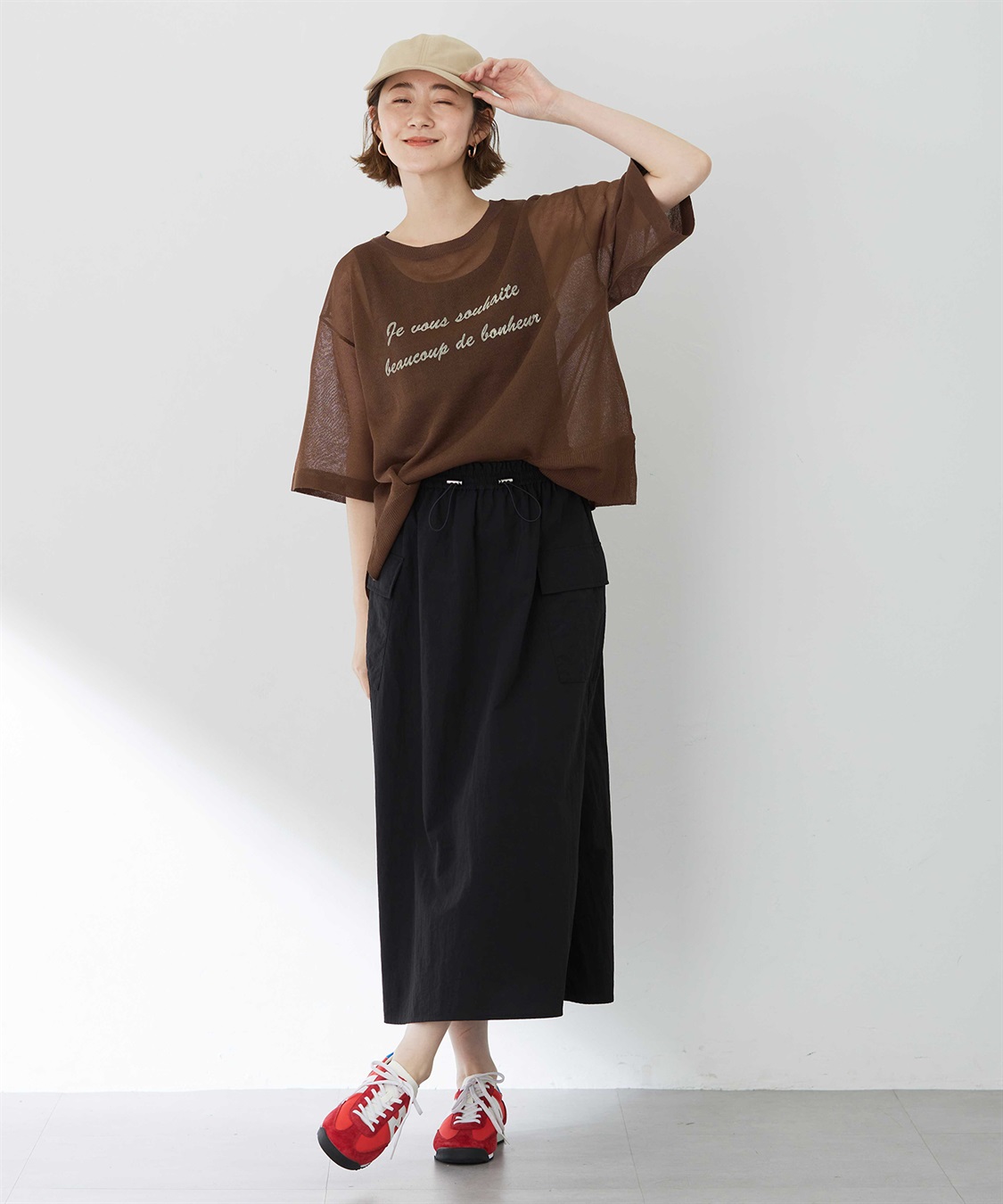 Petit Honfleur ポケットロングスカート_sub_10