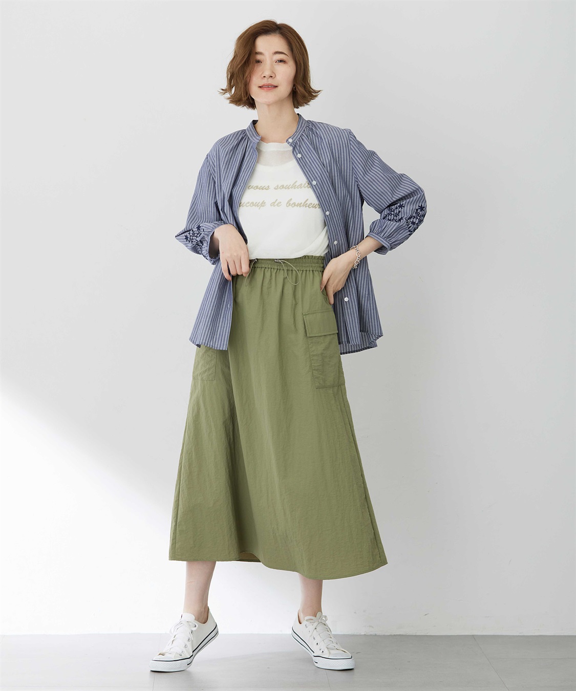 Petit Honfleur ポケットロングスカート_sub_11