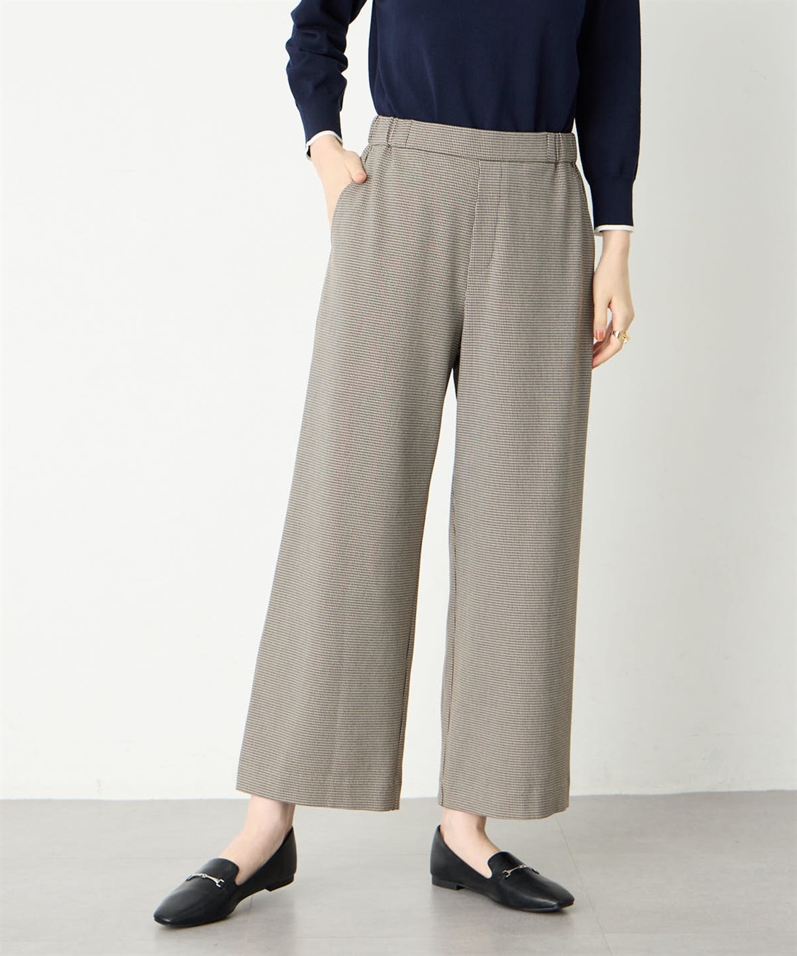 Petit Honfleur すご楽ワイドパンツ_sub_5