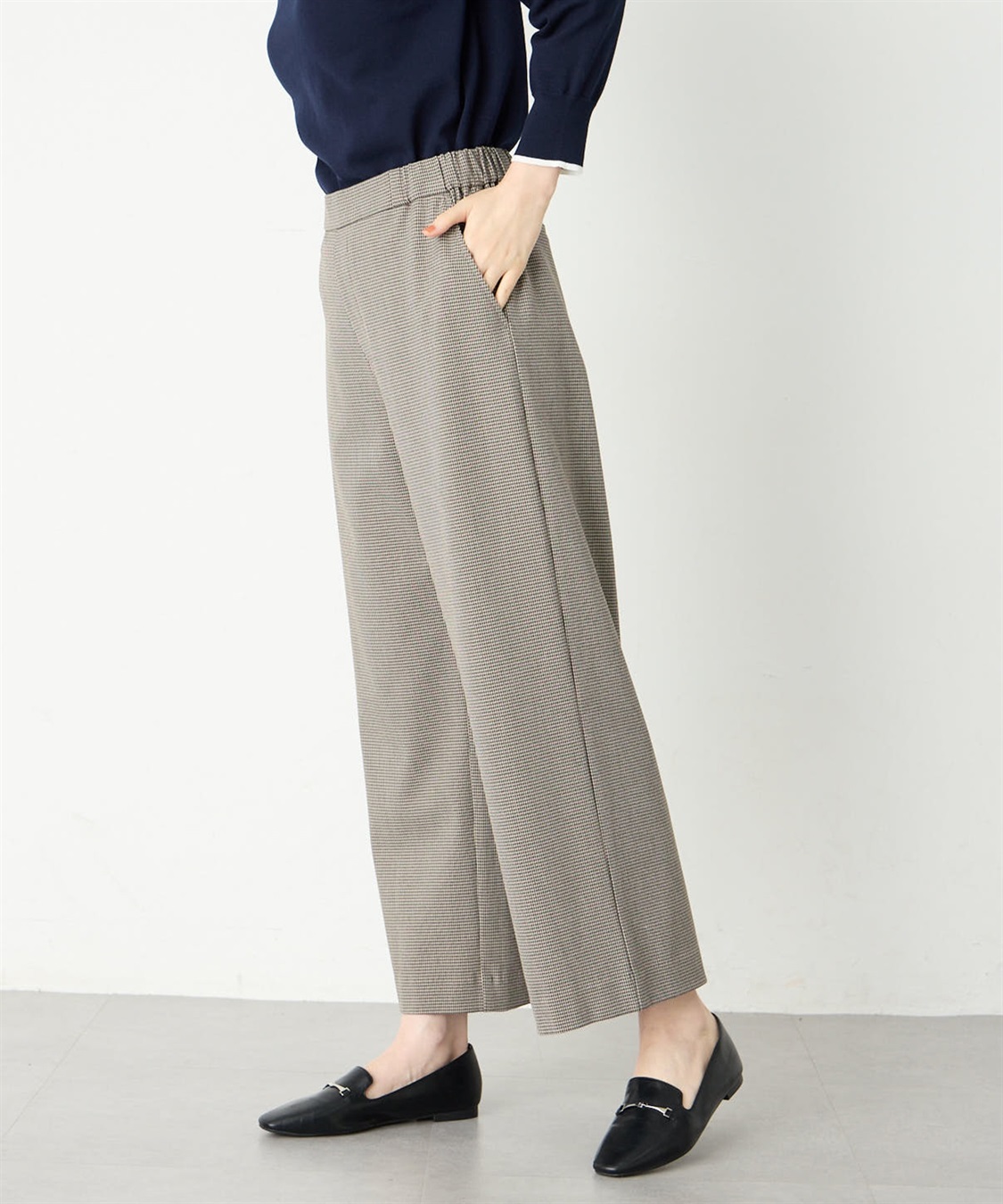 Petit Honfleur すご楽ワイドパンツ_sub_6