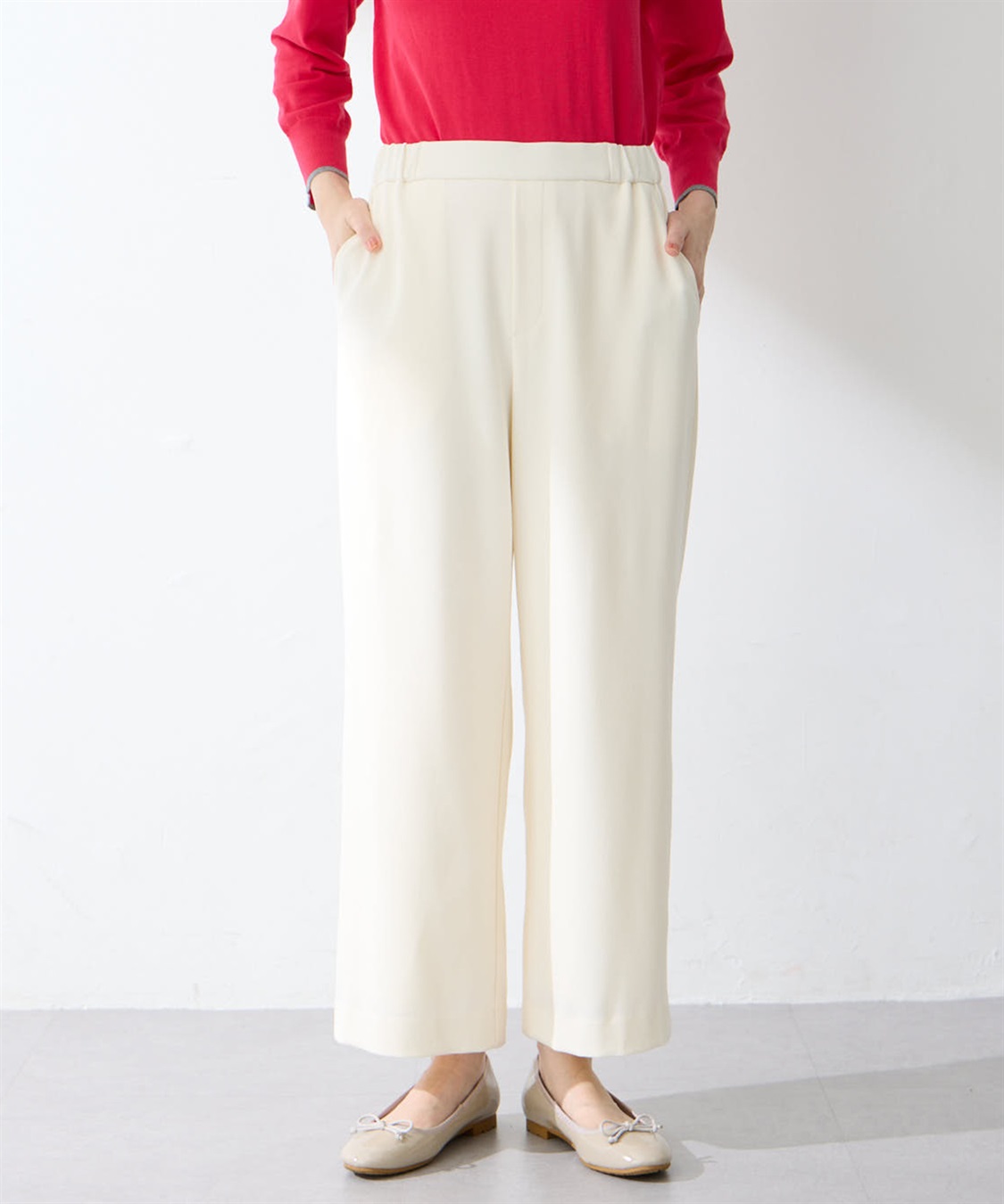 Petit Honfleur すご楽ワイドパンツ_sub_7