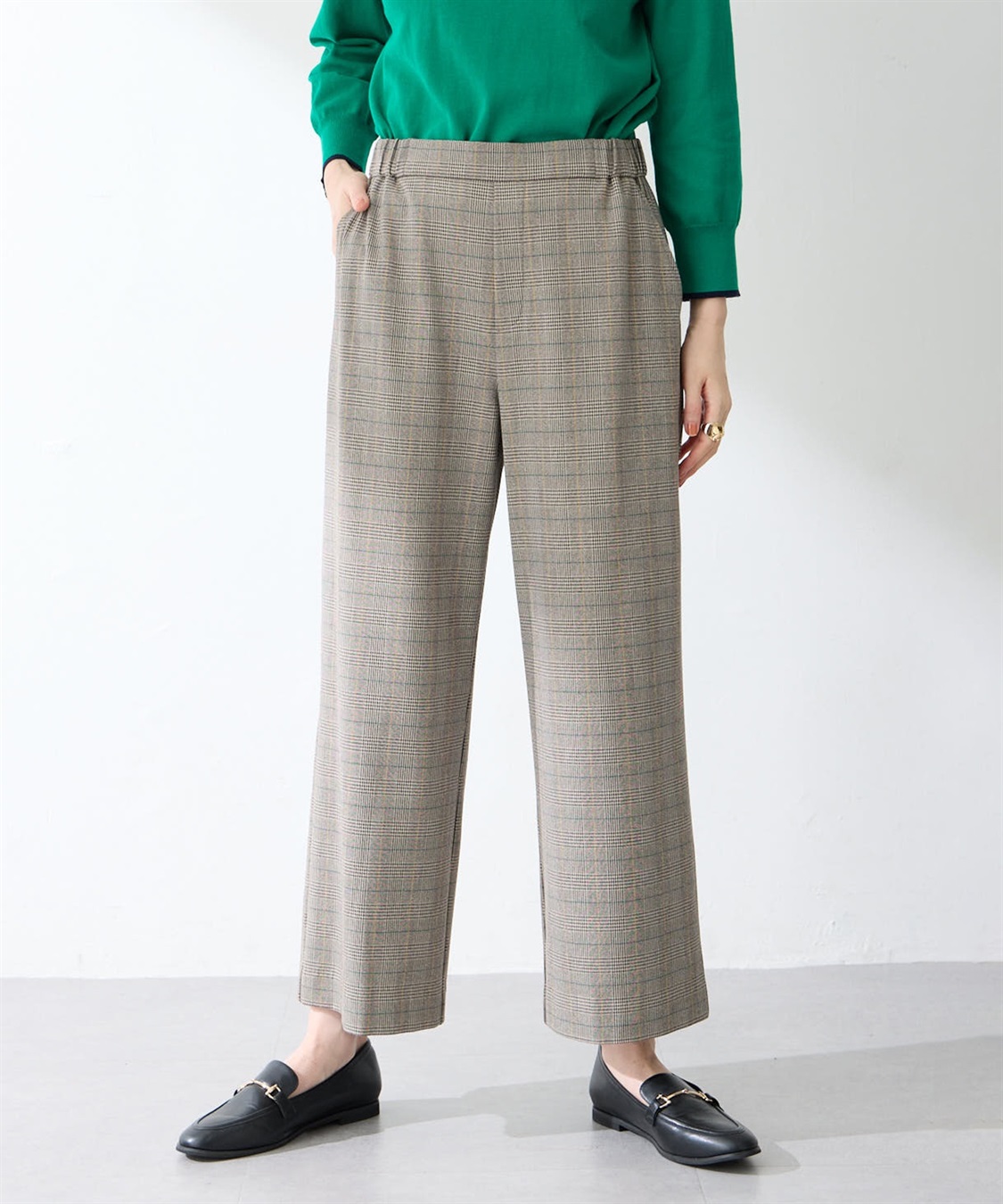 Petit Honfleur すご楽ワイドパンツ_sub_11