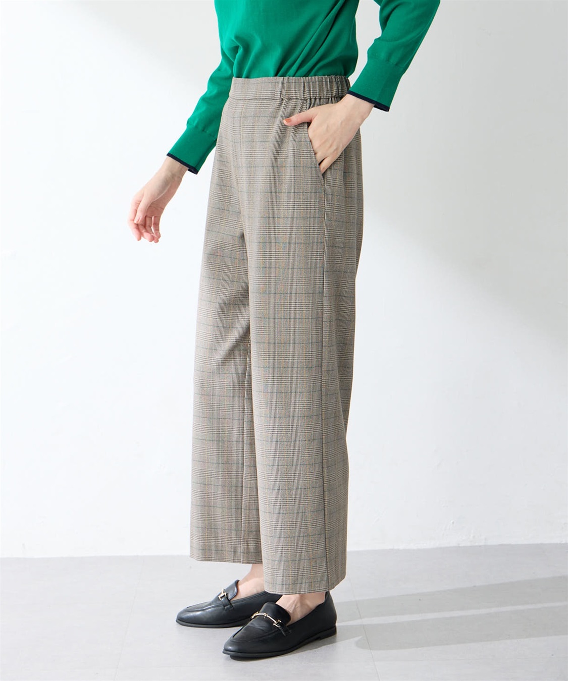 Petit Honfleur すご楽ワイドパンツ_sub_12