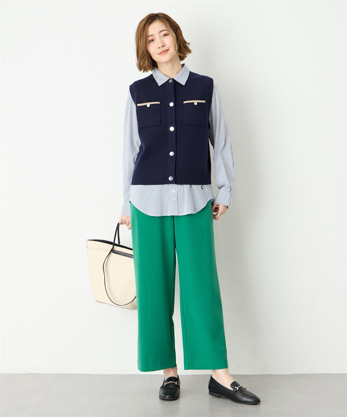 Petit Honfleur すご楽ワイドパンツ_sub_14