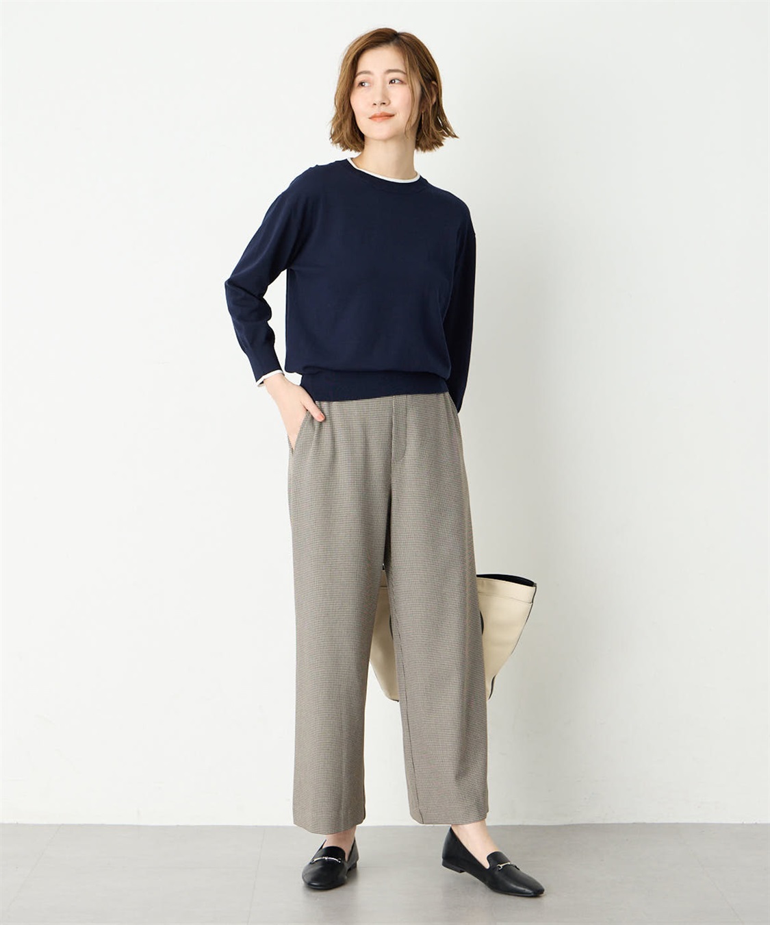 Petit Honfleur すご楽ワイドパンツ_sub_18