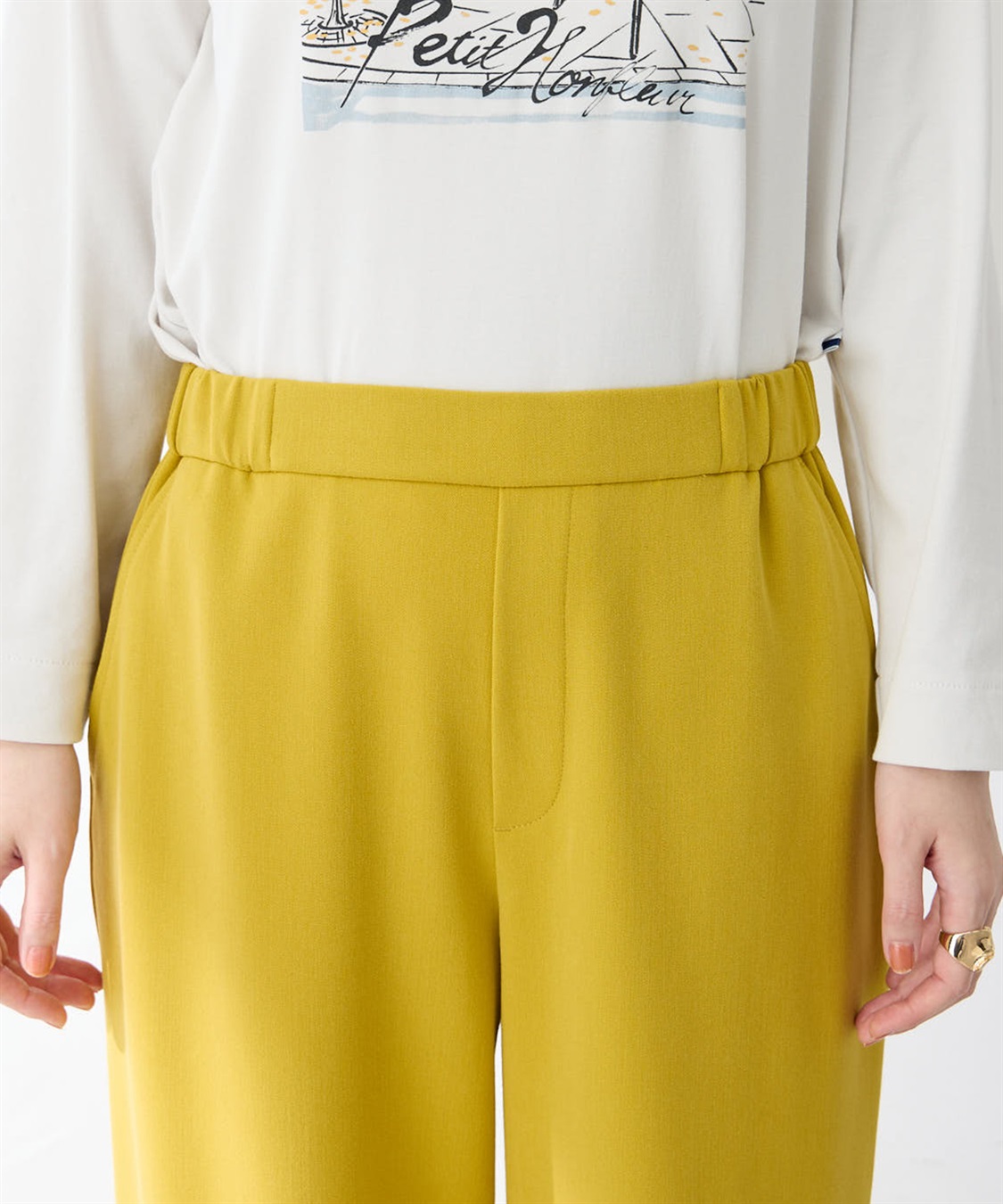 Petit Honfleur すご楽ワイドパンツ_sub_21