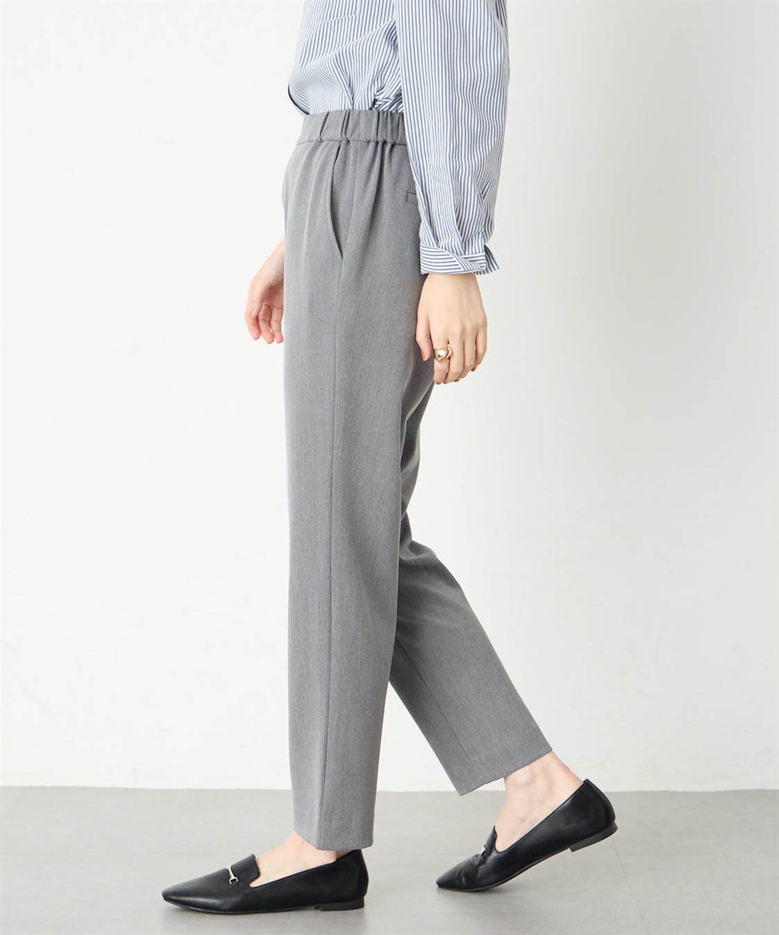 Petit Honfleur すご楽テーパードパンツ定番カラー_sub_2