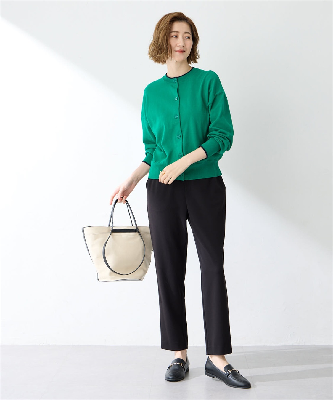 Petit Honfleur すご楽テーパードパンツ定番カラー_sub_7