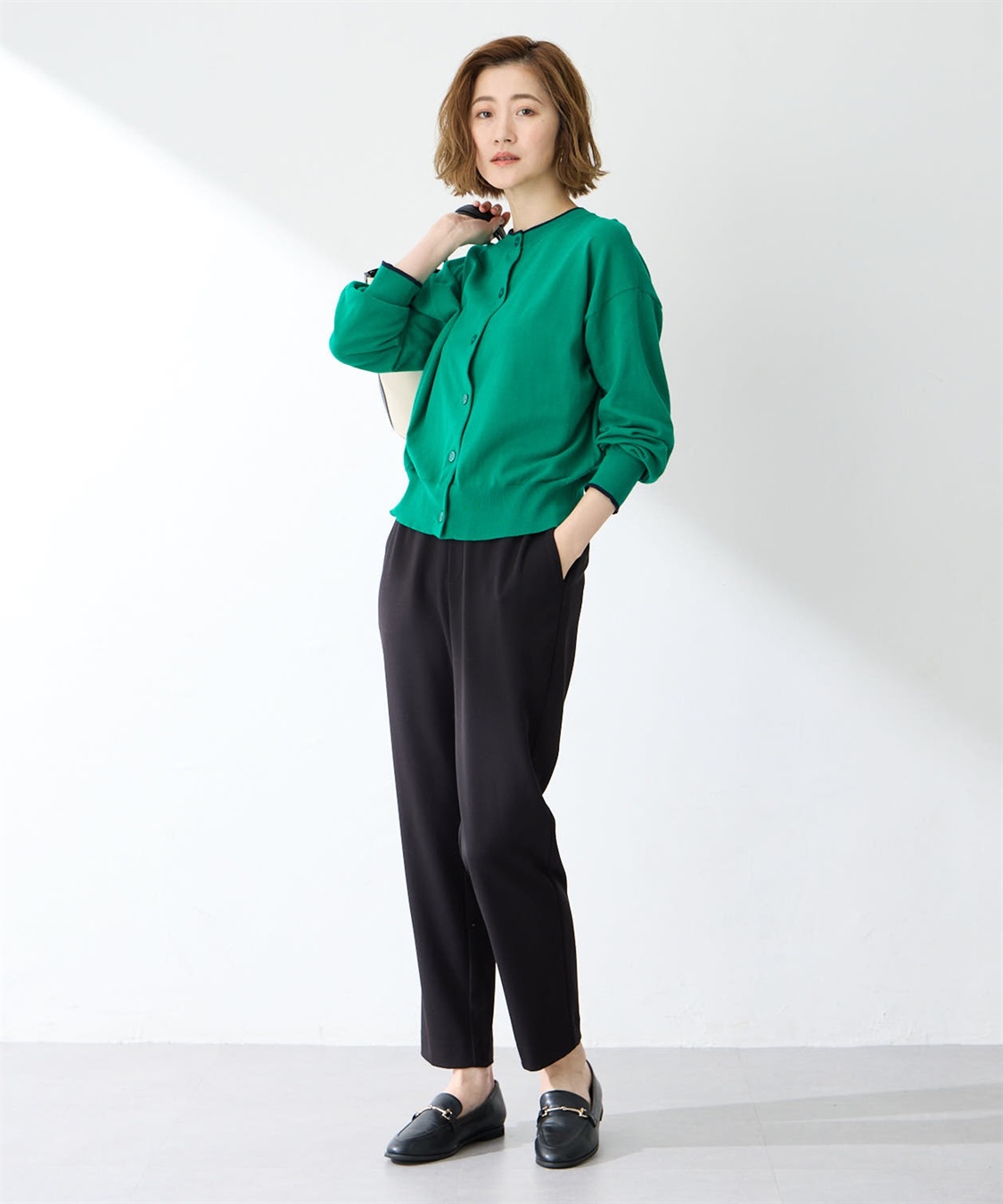 Petit Honfleur すご楽テーパードパンツ定番カラー_sub_8