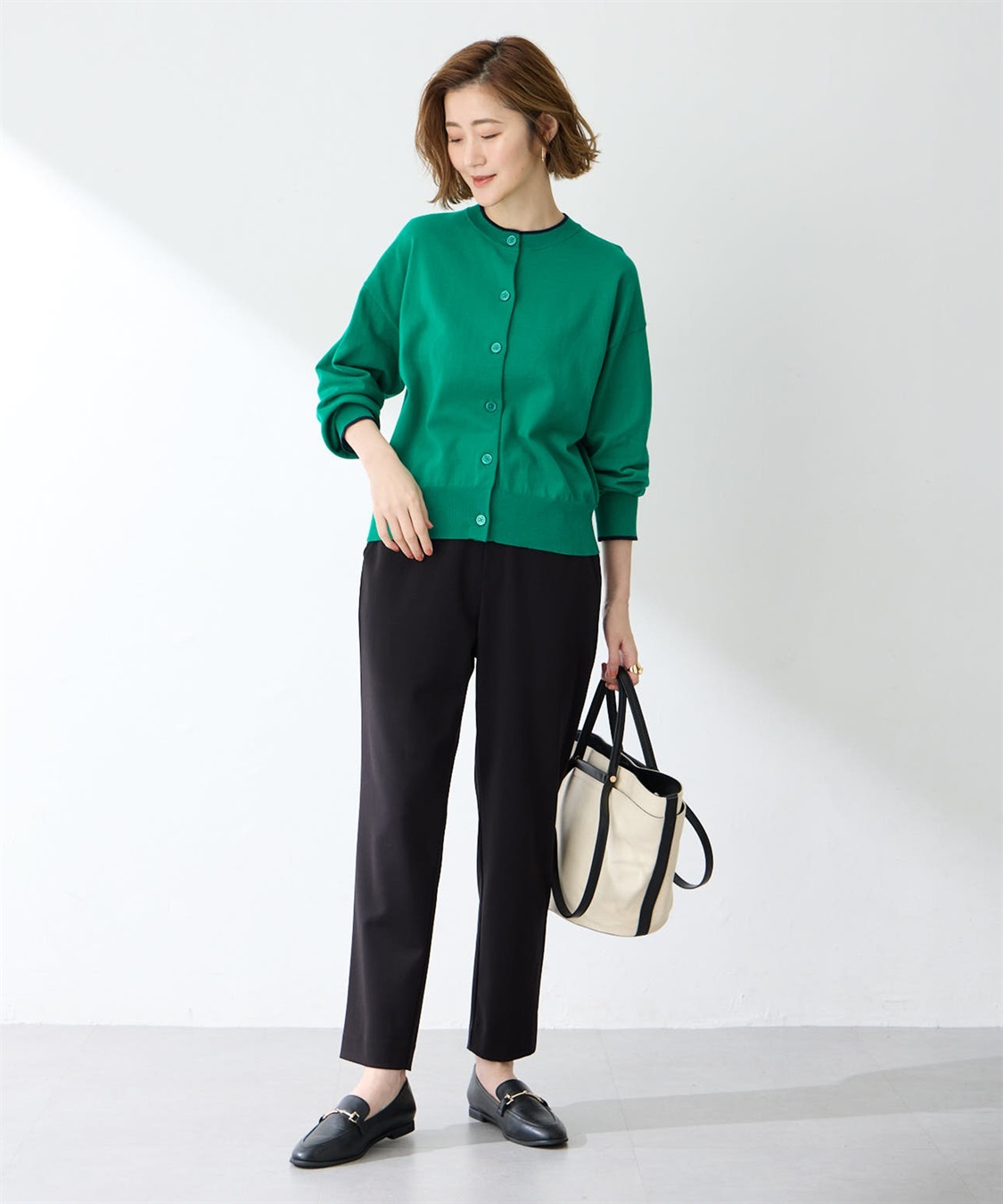 Petit Honfleur すご楽テーパードパンツ定番カラー_sub_9