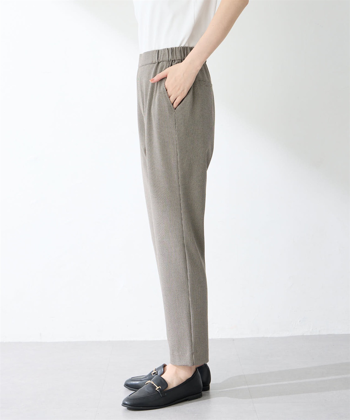 Petit Honfleur すご楽テーパードパンツ_sub_3