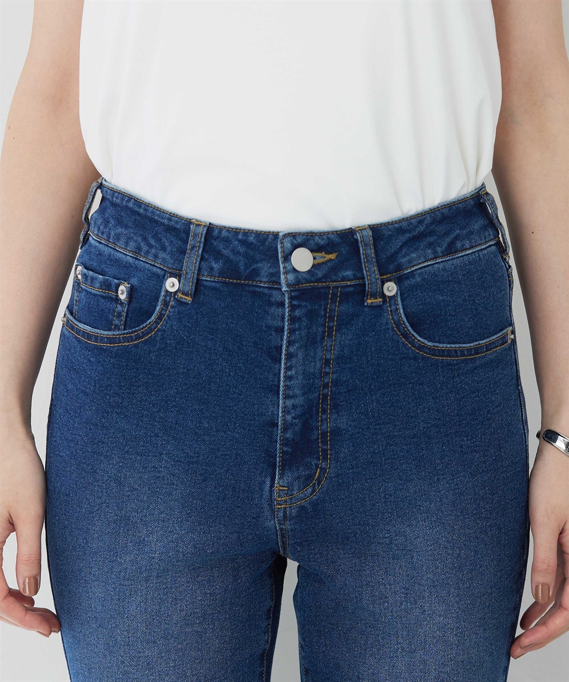 Petit Honfleur 【はっ水】ストレッチストレートデニムパンツ_sub_18