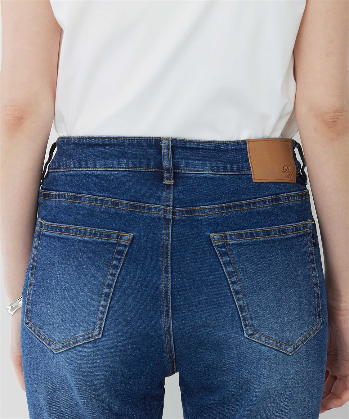 Petit Honfleur 【はっ水】ストレッチストレートデニムパンツ_sub_20