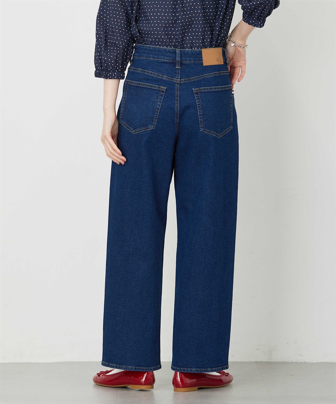 Petit Honfleur 【はっ水】ストレッチカービーデニムパンツ_sub_6