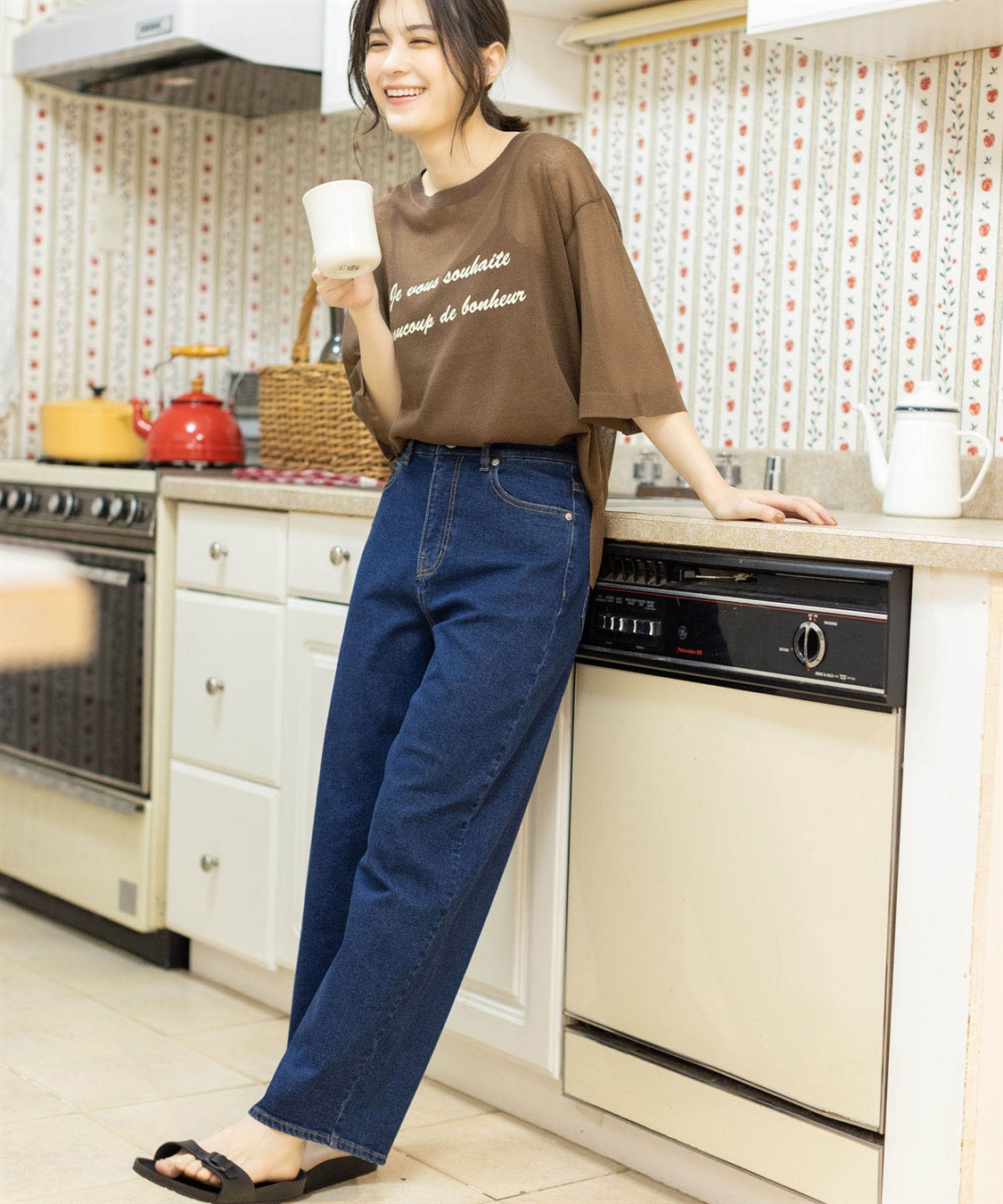 Petit Honfleur 【はっ水】ストレッチカービーデニムパンツ_sub_16