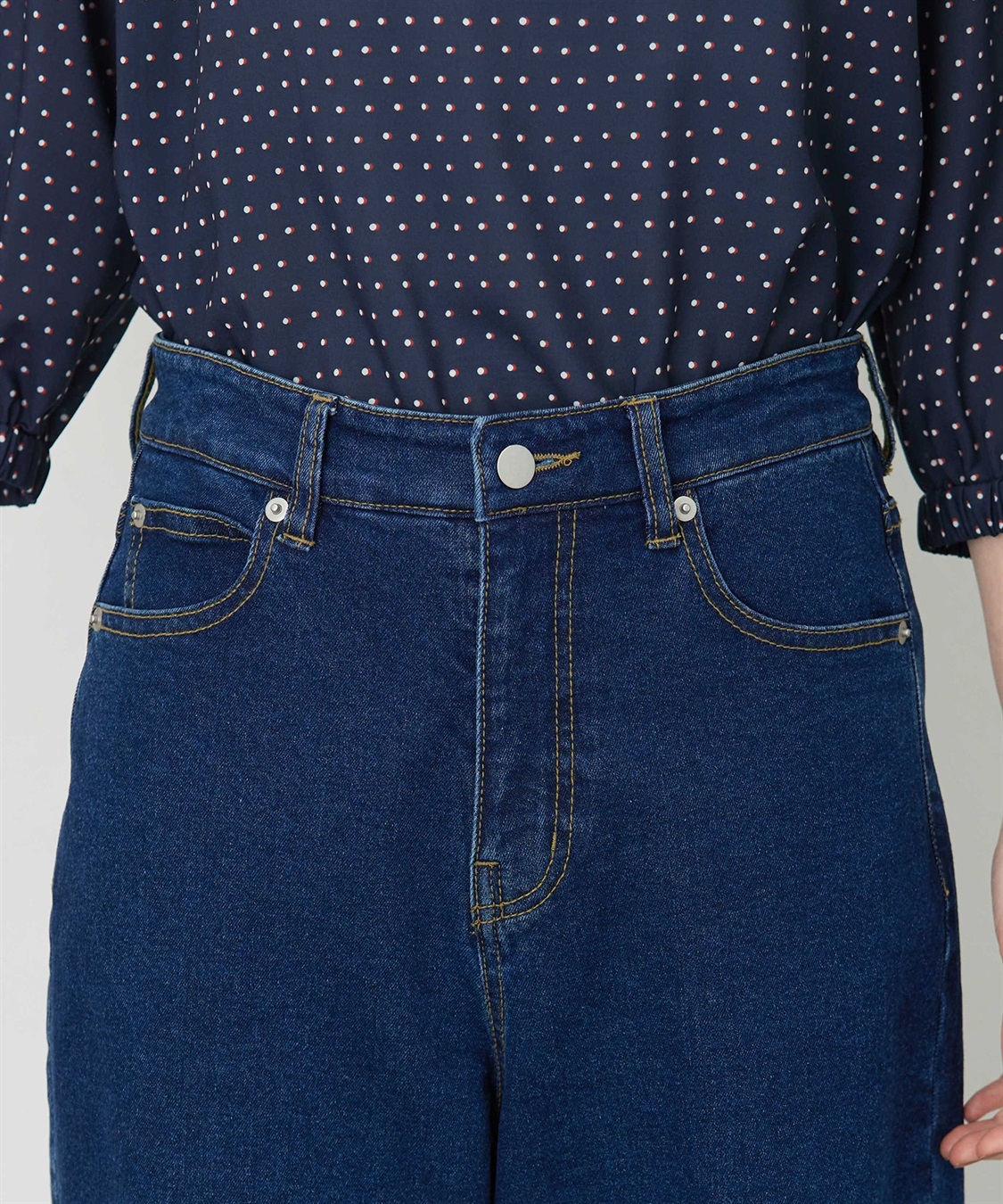 Petit Honfleur 【はっ水】ストレッチカービーデニムパンツ_sub_18