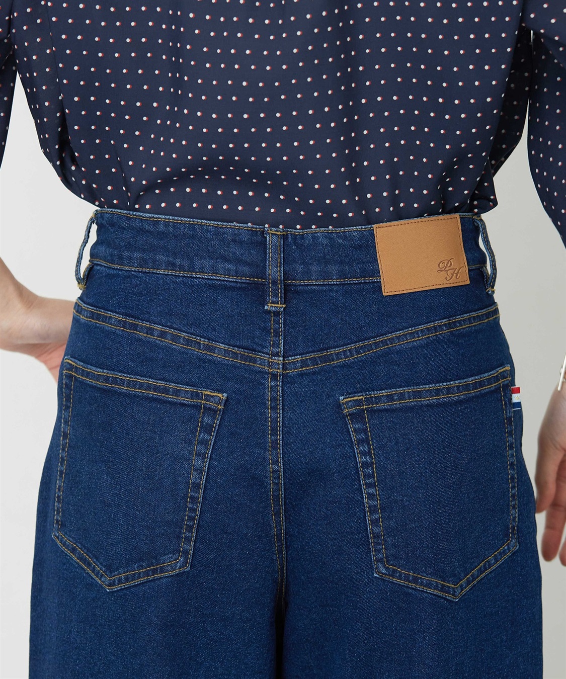 Petit Honfleur 【はっ水】ストレッチカービーデニムパンツ_sub_19