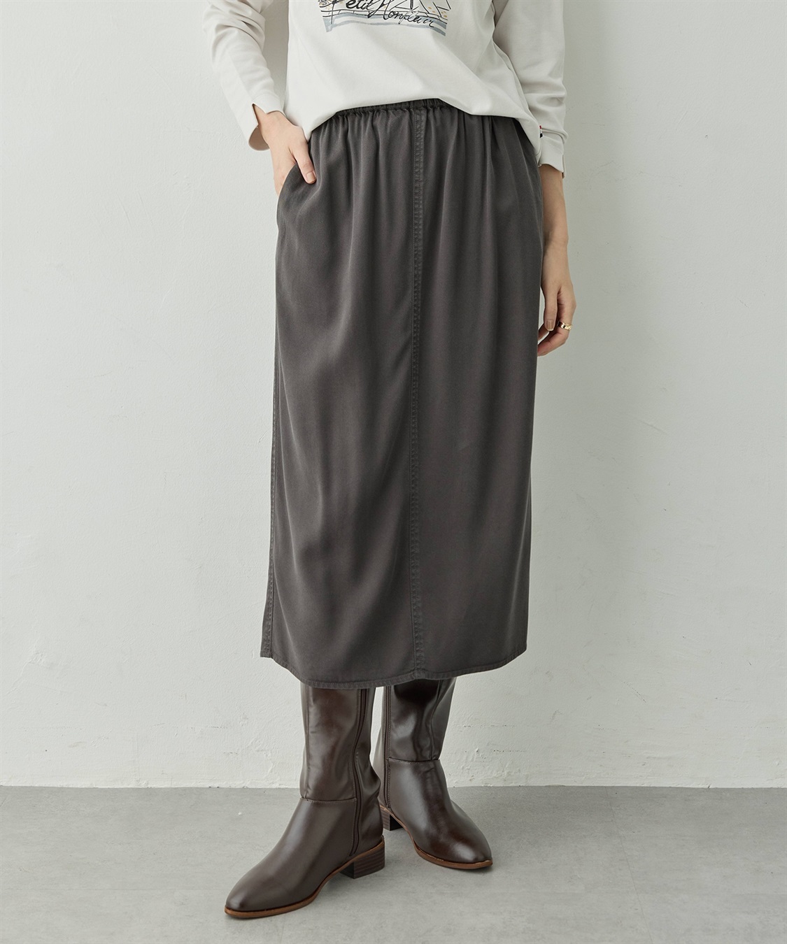 Petit Honfleur ストレートスカート_sub_1