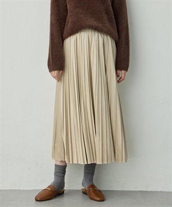 Petit Honfleur スエードプリーツスカート_subthumb_6