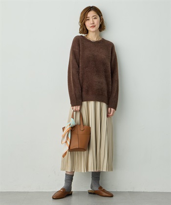 Petit Honfleur スエードプリーツスカート_subthumb_7