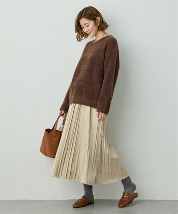 Petit Honfleur スエードプリーツスカート_subthumb_8