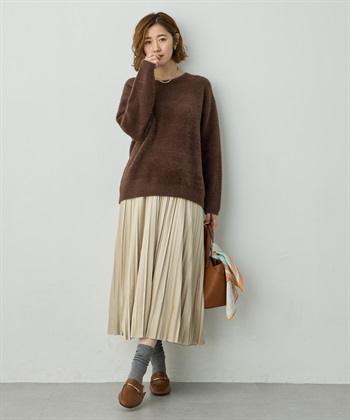 Petit Honfleur スエードプリーツスカート_subthumb_9