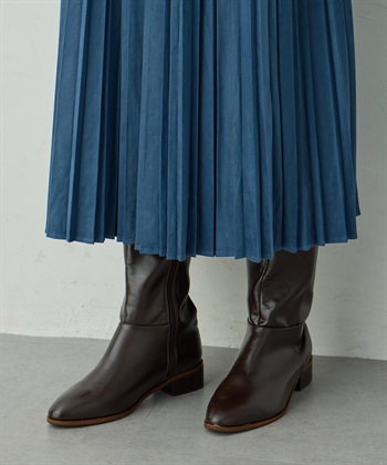 Petit Honfleur スエードプリーツスカート_subthumb_16