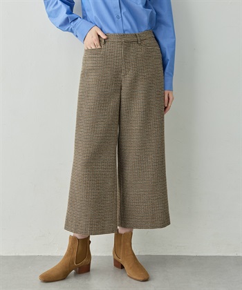 Petit Honfleur チェックワイドパンツ_subthumb_1