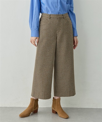 Petit Honfleur チェックワイドパンツ_subthumb_2