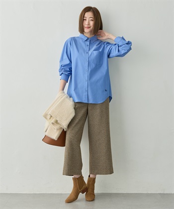 Petit Honfleur チェックワイドパンツ_subthumb_6