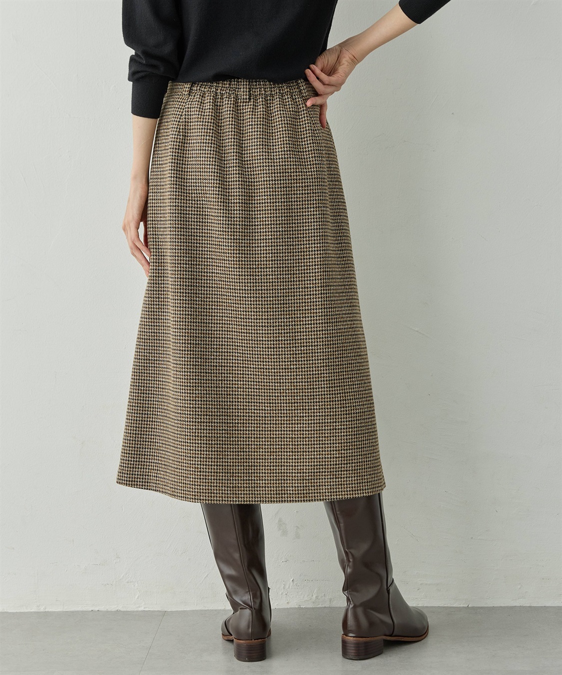 Petit Honfleur チェックスカート_sub_4