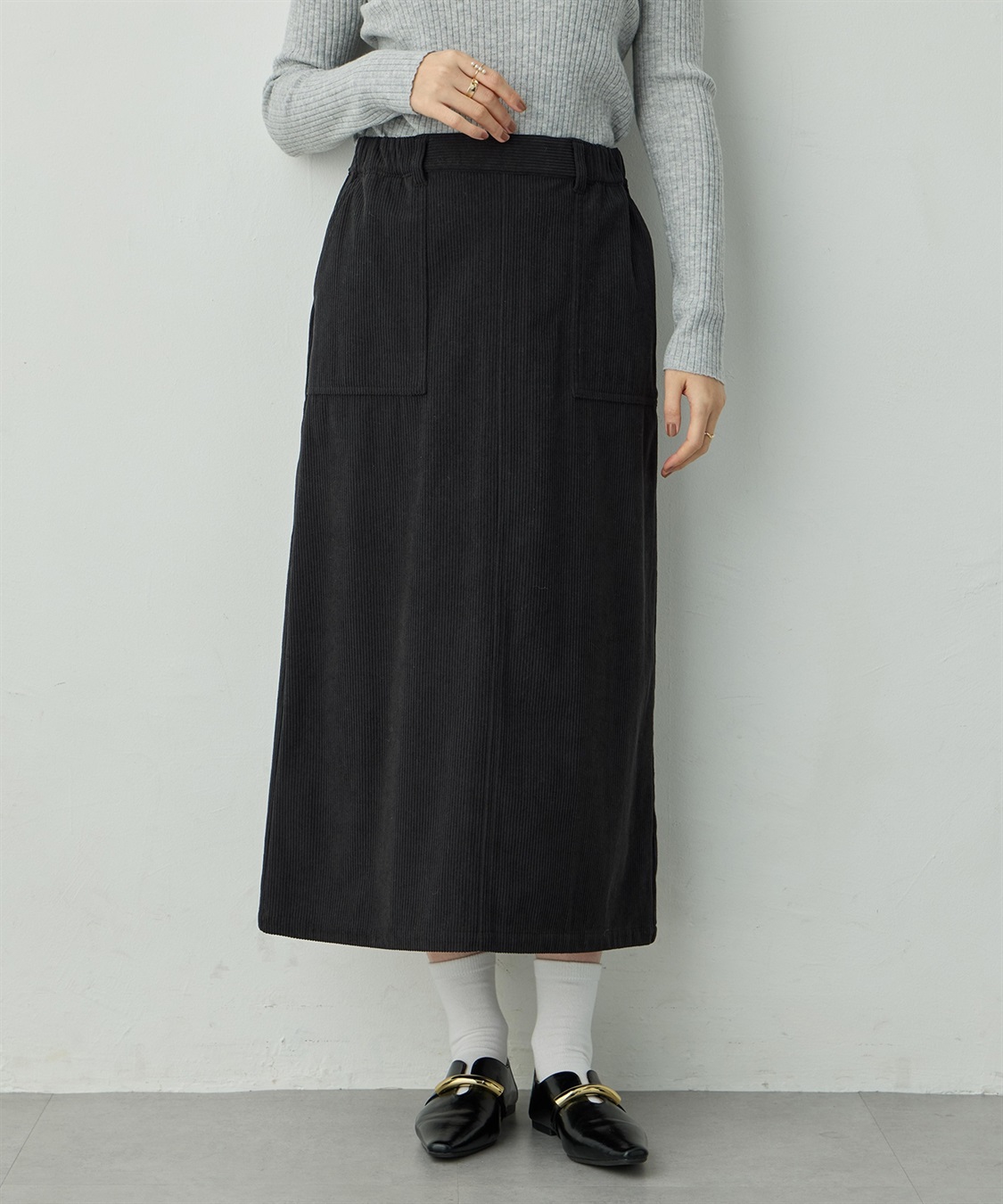 Petit Honfleur コーデュロイスカート_sub_7