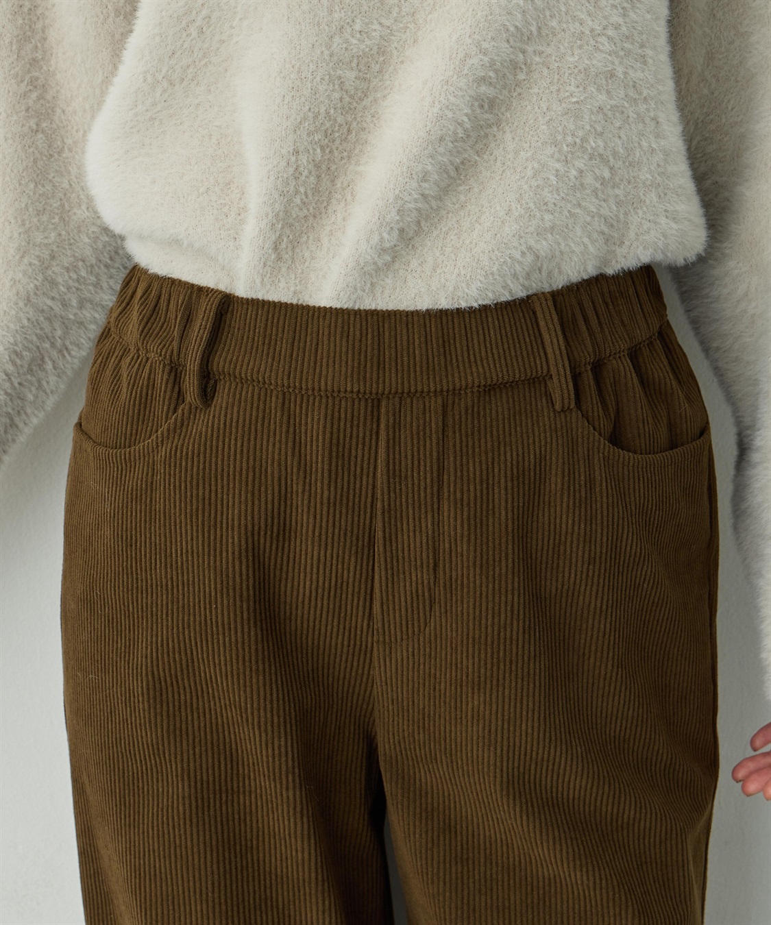 Petit Honfleur コーデュロイセミワイドパンツ_sub_18