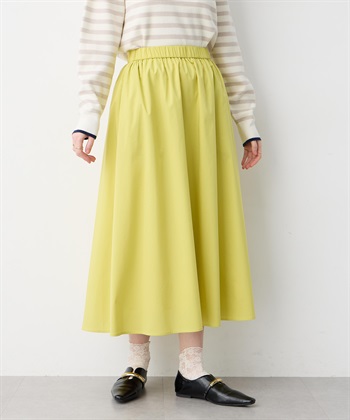 Petit Honfleur ギャザーフレアロングスカート【シワになりにくい】_subthumb_2