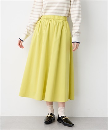 Petit Honfleur ギャザーフレアロングスカート【シワになりにくい】_subthumb_3