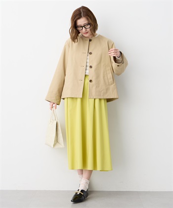 Petit Honfleur ギャザーフレアロングスカート【シワになりにくい】_subthumb_12