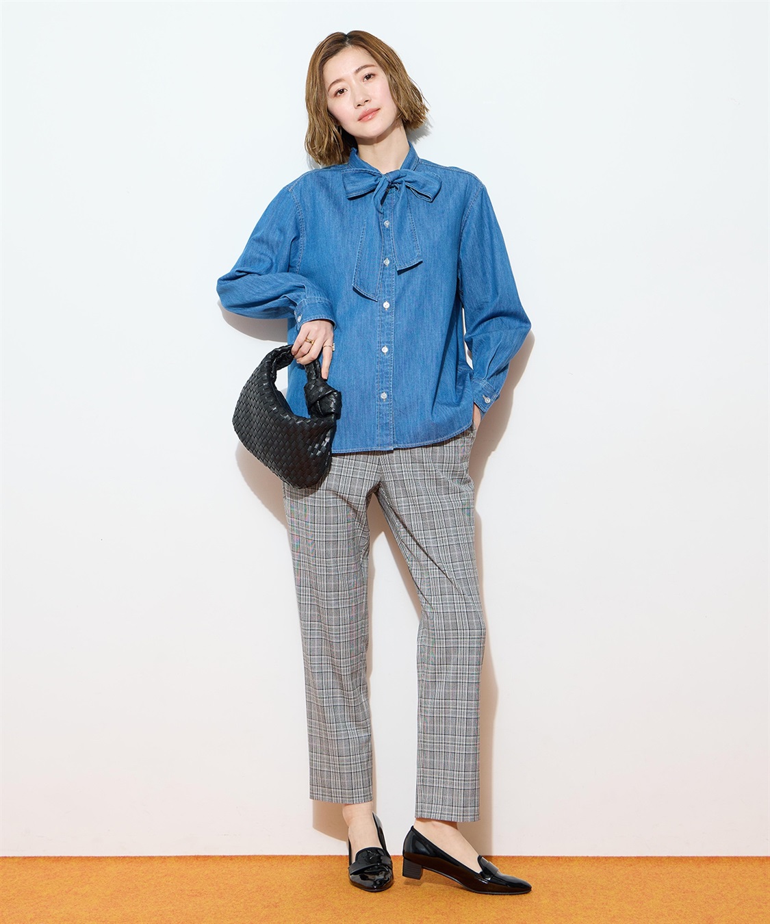 Petit Honfleur 【すご楽シリーズ】ストレッチテーパードパンツ_sub_9