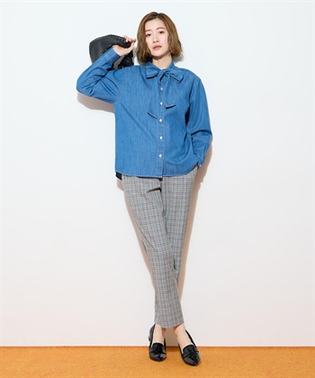 Petit Honfleur 【すご楽シリーズ】ストレッチテーパードパンツ_subthumb_10