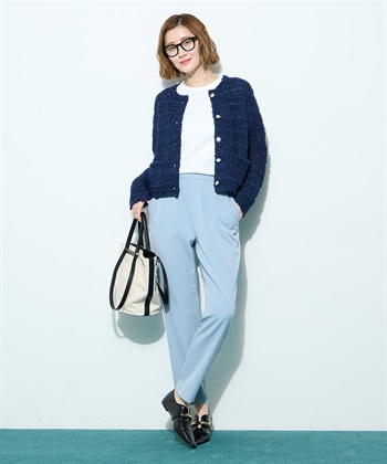 Petit Honfleur 【すご楽シリーズ】ストレッチテーパードパンツ_subthumb_21