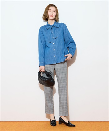 Petit Honfleur 【すご楽シリーズ】ストレッチテーパードパンツ_subthumb_22