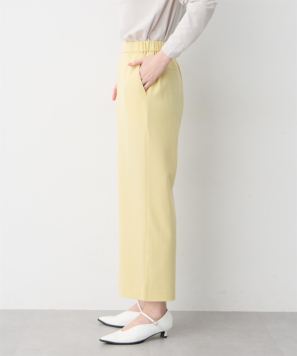 Petit Honfleur 【すご楽シリーズ】ストレッチワイドパンツ_sub_4