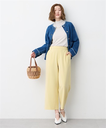 Petit Honfleur 【すご楽シリーズ】ストレッチワイドパンツ_subthumb_20