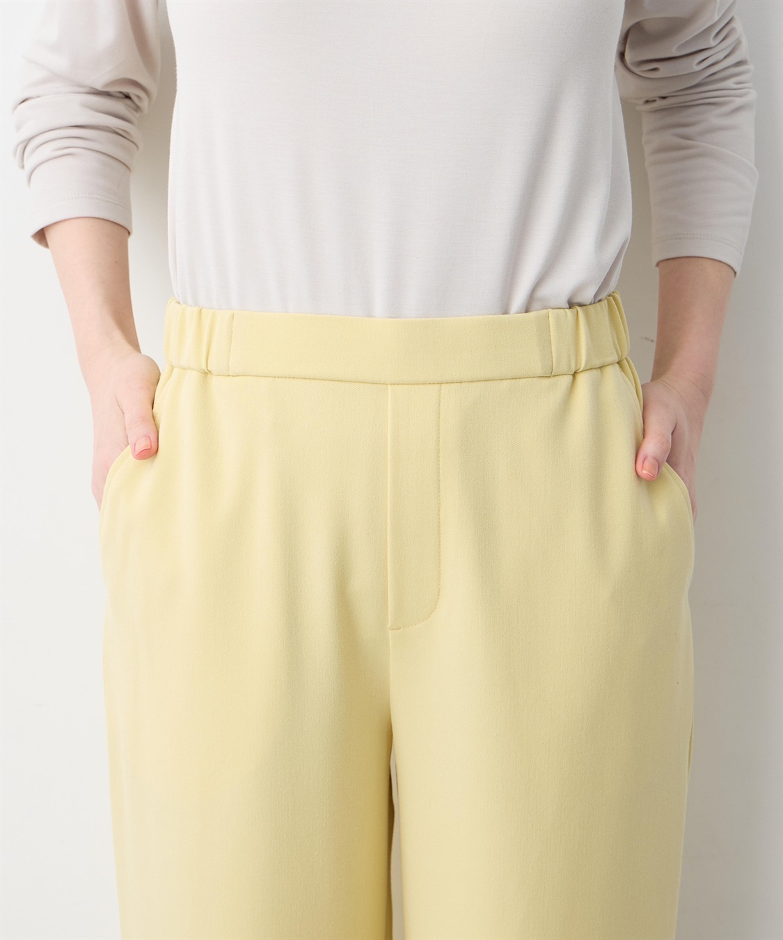 Petit Honfleur 【すご楽シリーズ】ストレッチワイドパンツ_sub_23