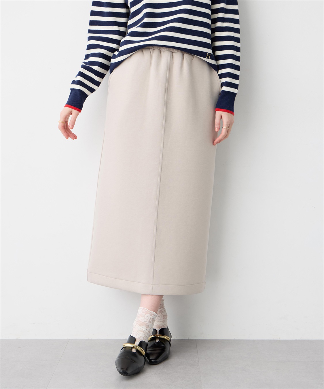 Petit Honfleur ダンボールナロースカート_sub_6