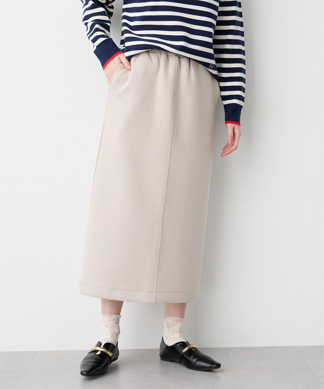 Petit Honfleur ダンボールナロースカート_sub_7