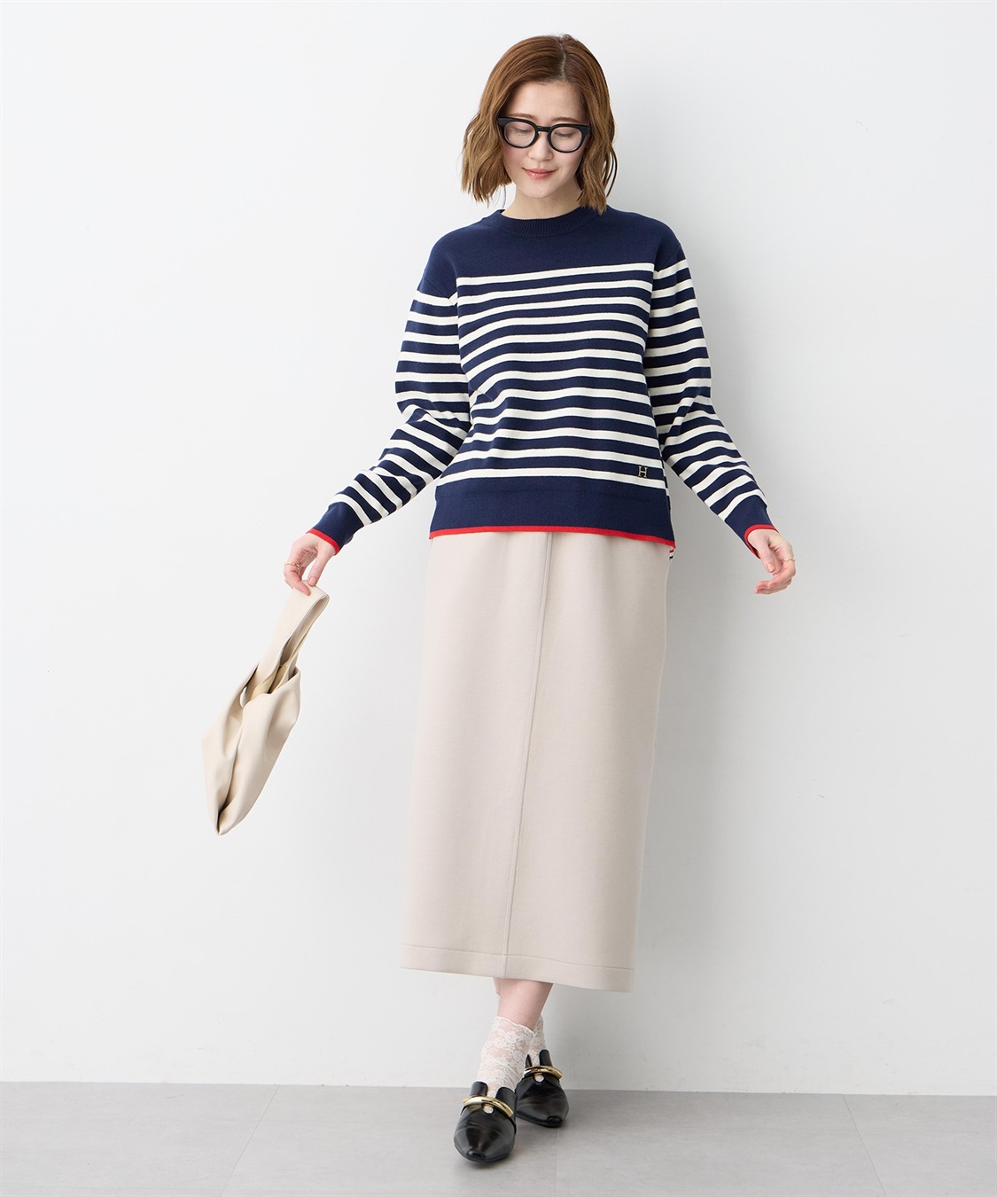 Petit Honfleur ダンボールナロースカート_sub_10