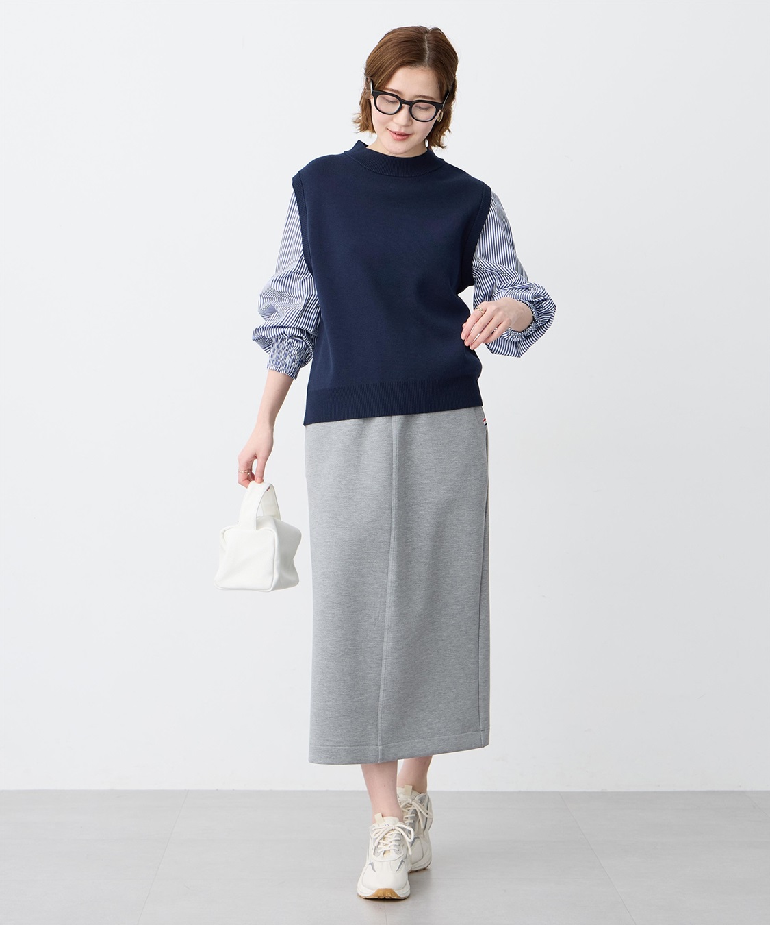 Petit Honfleur ダンボールナロースカート_sub_13